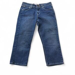 Vintage Y2K Levi Strauss Signature Cropped Jeans, Women's Size 8